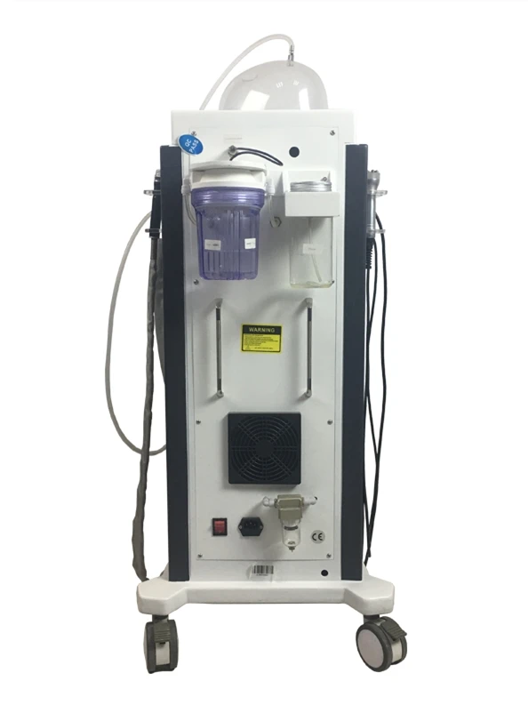 Top sale water spray beauty skin tightening cleaning lifting micro current bar facial therapy peel aqua oxygen jet