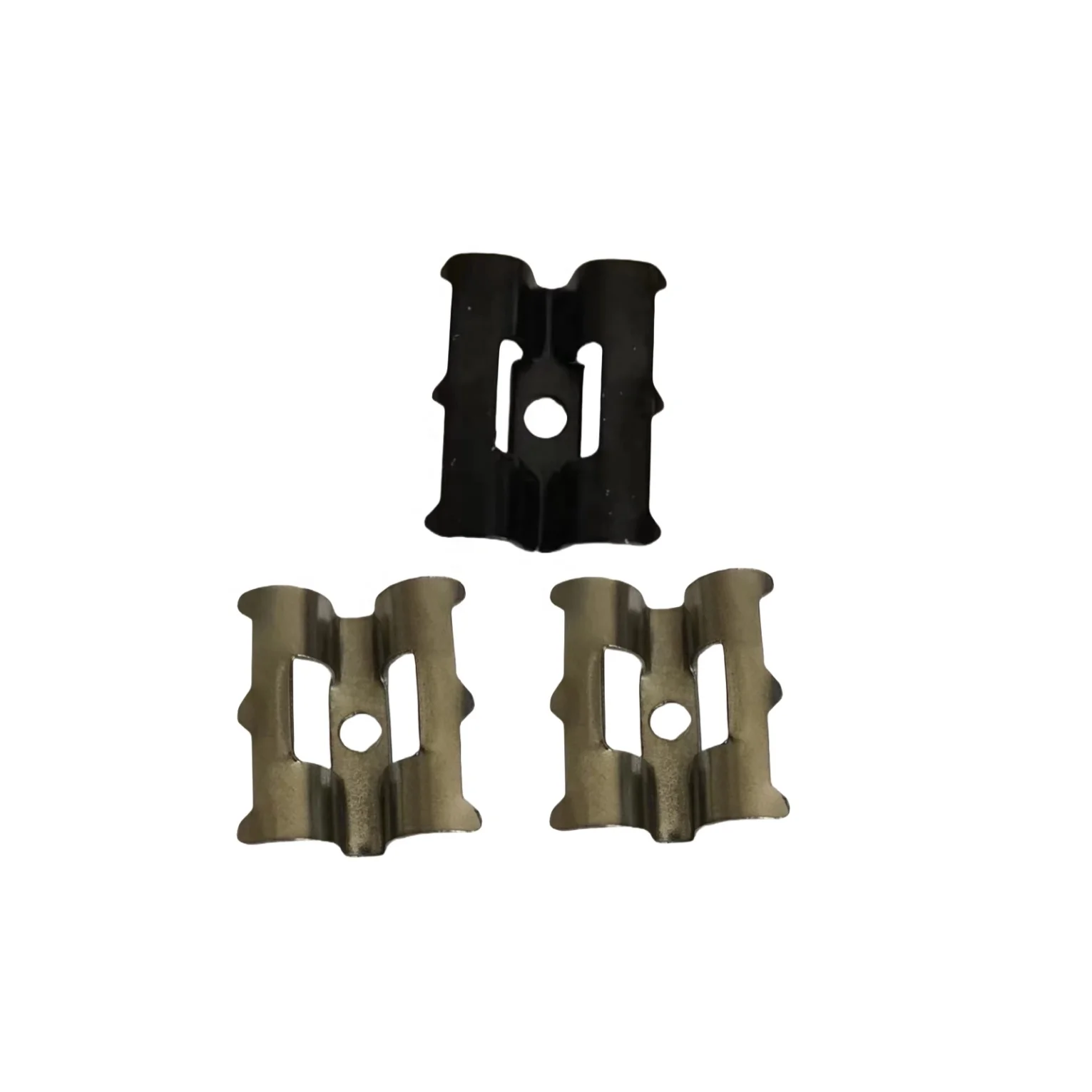 Stainless Steel Floor Clamps Easy Installation Black Spacer Clips for Wpc Decking Boards