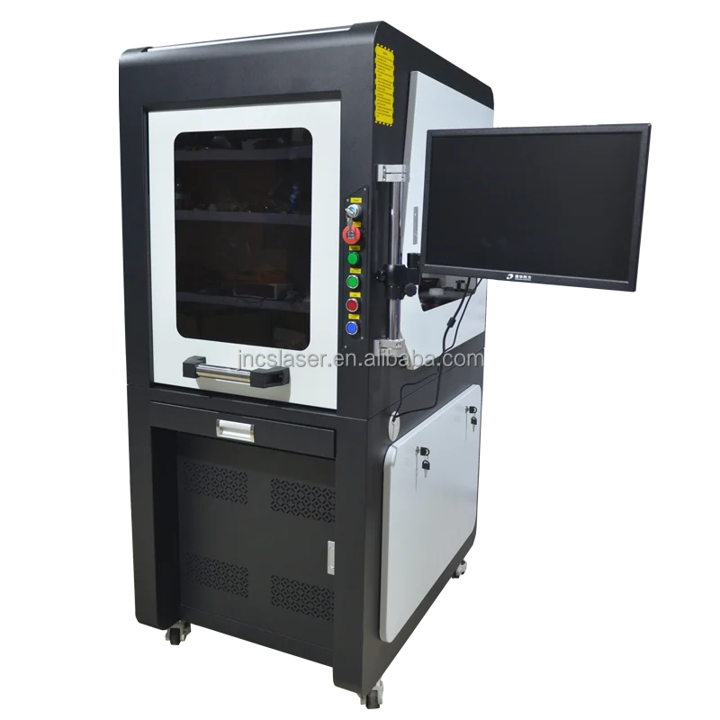 30W 50W 100W  Raycus JPT jewelry engraving cutting machine fiber laser rotary gold ring necklace marking machine