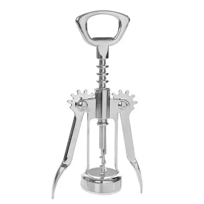 2 in 1 Premium Zinc Alloy Manual Bottle Opener Wing Corkscrew Wine Opener for Gift