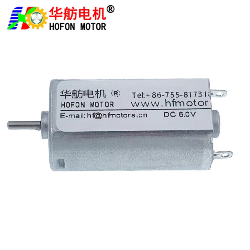 Hofon Motor factory 15mm FF-050SH 2.5V 7v 9V 12v DC electric mini brush high torque permanent magnet fan Motor for Smart Lock