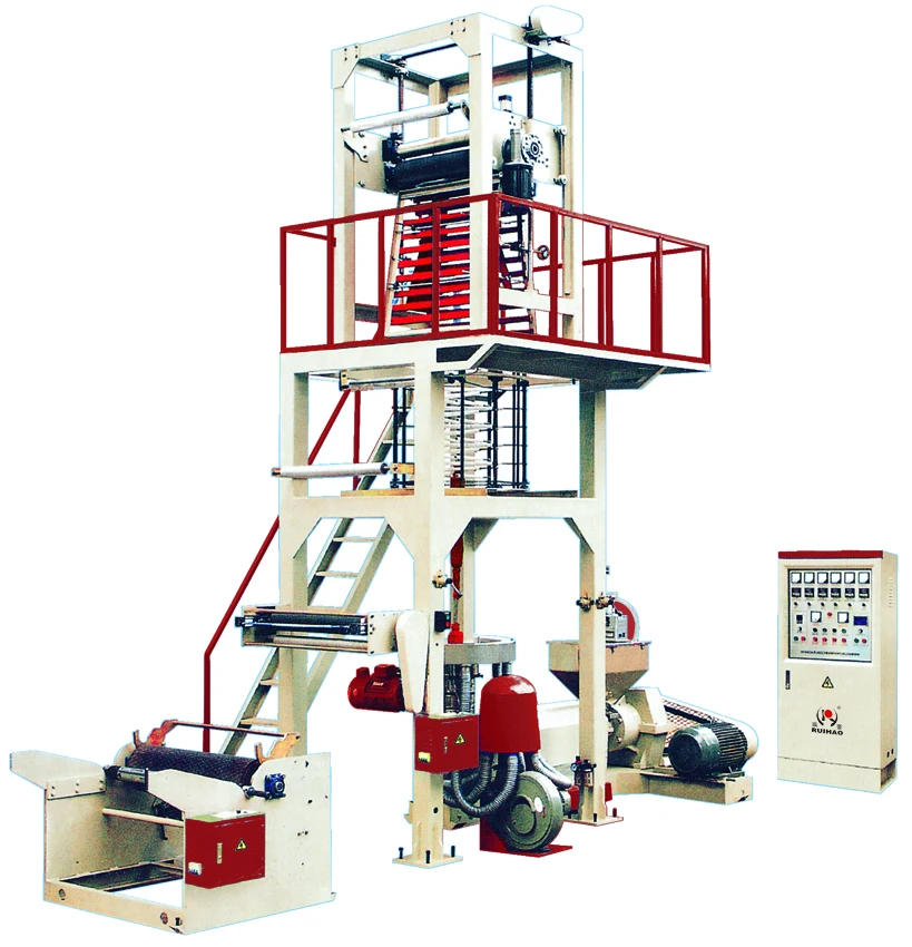 Extruder Biodegradable Corn Starch PLA Plastic Blown Film Extrusion Machine