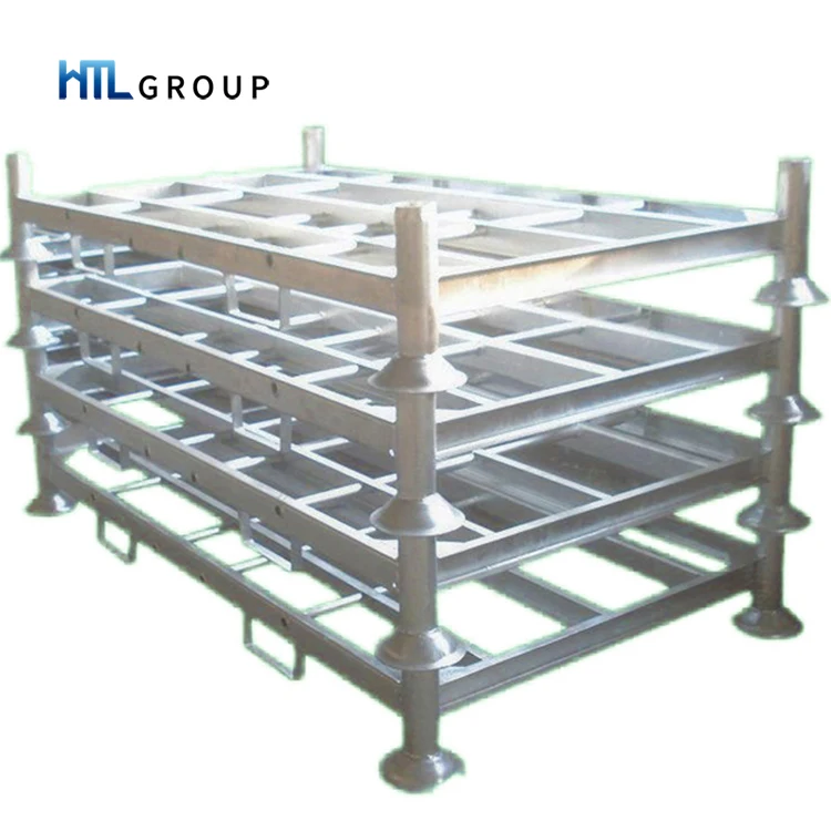 Warehouse Portable Detachable Industrial Welded Metal Steel Pallet Racks with Posts