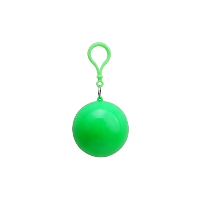 Promotional Logo Branded Disposable Raincoat and Ball Shaped Raincoat