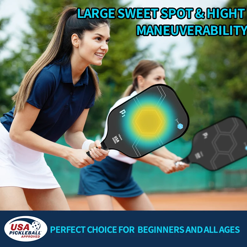 Unleash Your Power and Precision with the Thermoformed T700 Pickleball Paddle spray granular paint face