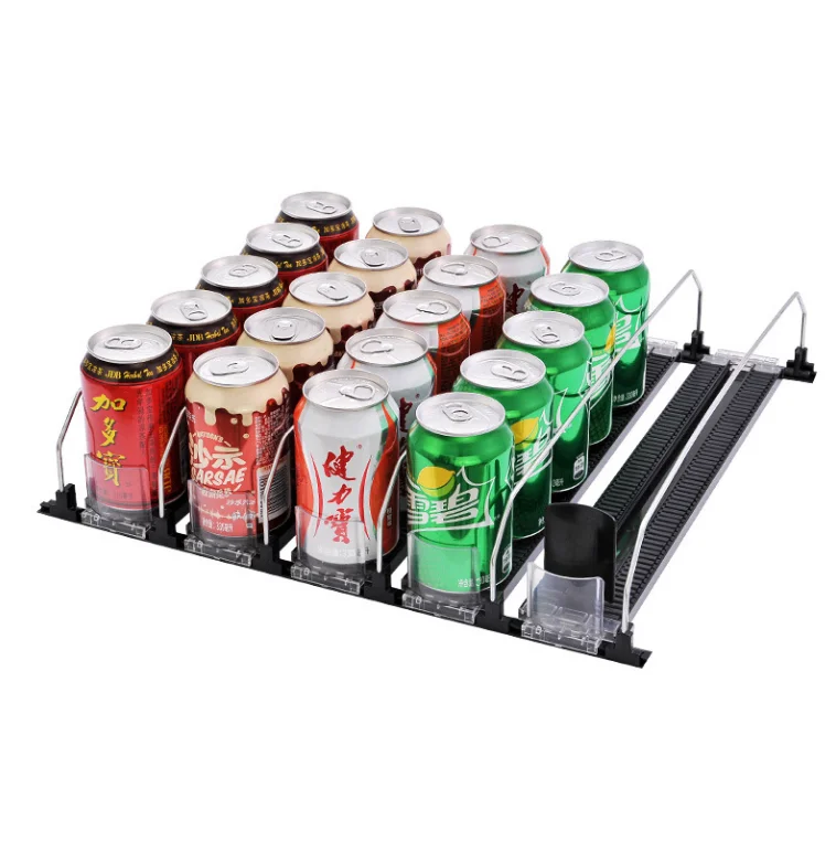 Розничная продажа, новинка, полка для бутылок с напитками, толкатель