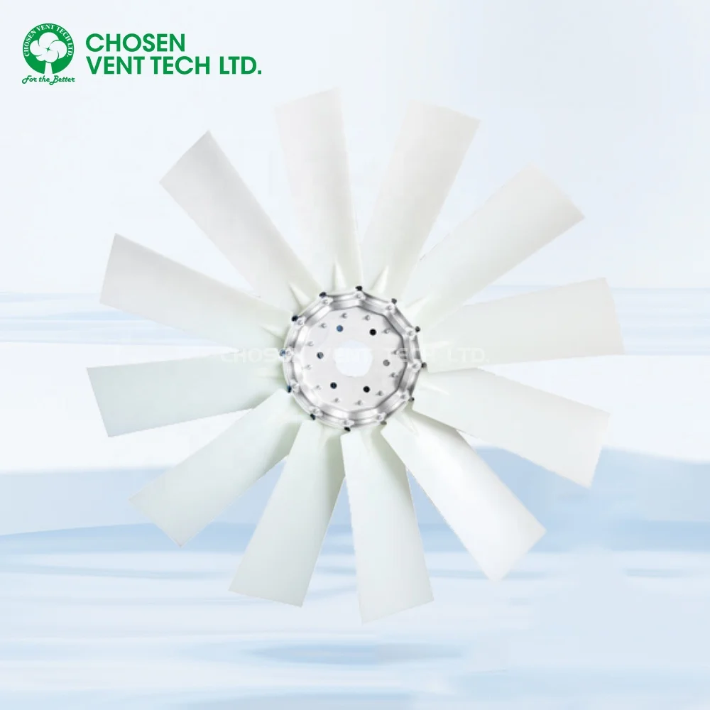 Осевой вентилятор вытяжной вентилятор нейлон PAG крыльчатка может быть настроена для роликов проекта охлаждения двигателя