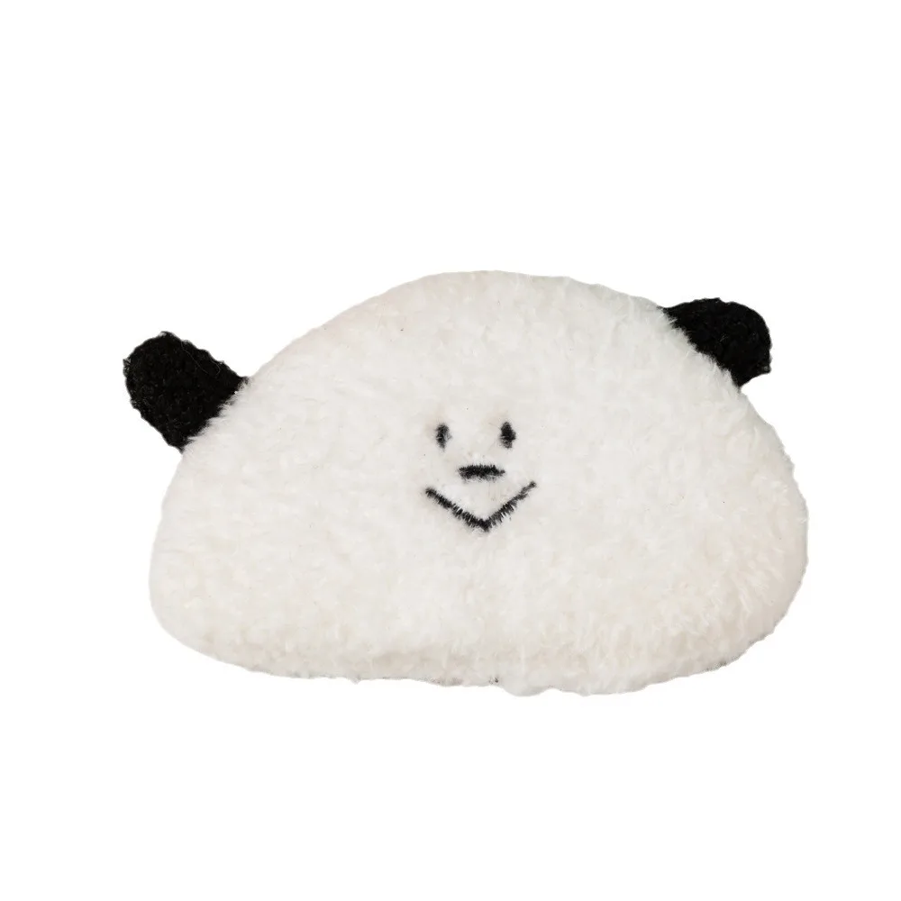 Новинка, плюшевая сумка для монет в Корейском стиле, милые сумки для ручек с изображением животных, медведей, бархатные сумки для хранения, пенал