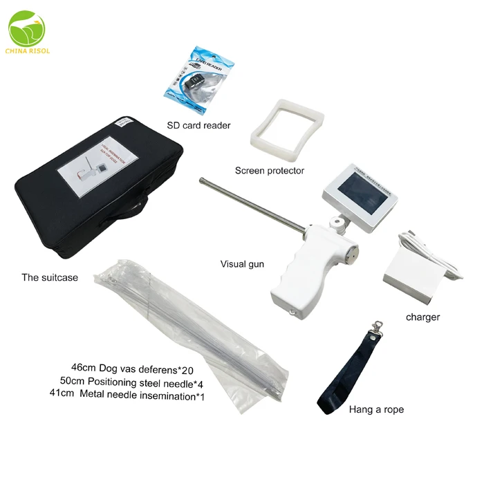 Digital Ai Gun Endoscope Artificial Insemination Gun for Cattle Dog Cow Horse Sheep With Camera