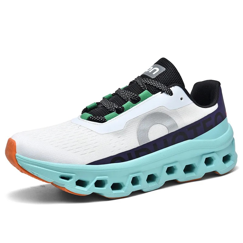 Carbon plate lightweight cushioning running shoes men's trend sports shoes wholesale