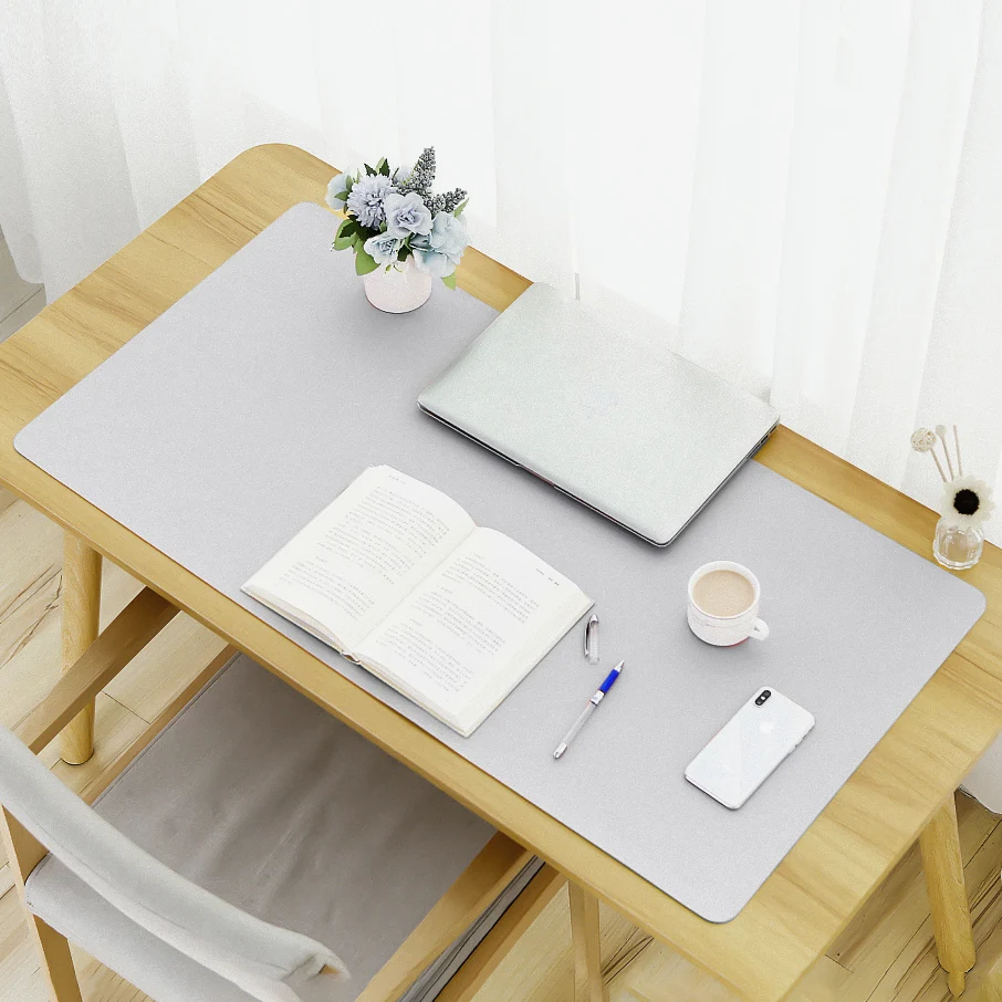 Multifunctional Office Desk Pad/Waterproof PU Leather Mouse Pad Writing Mat for Office/Home