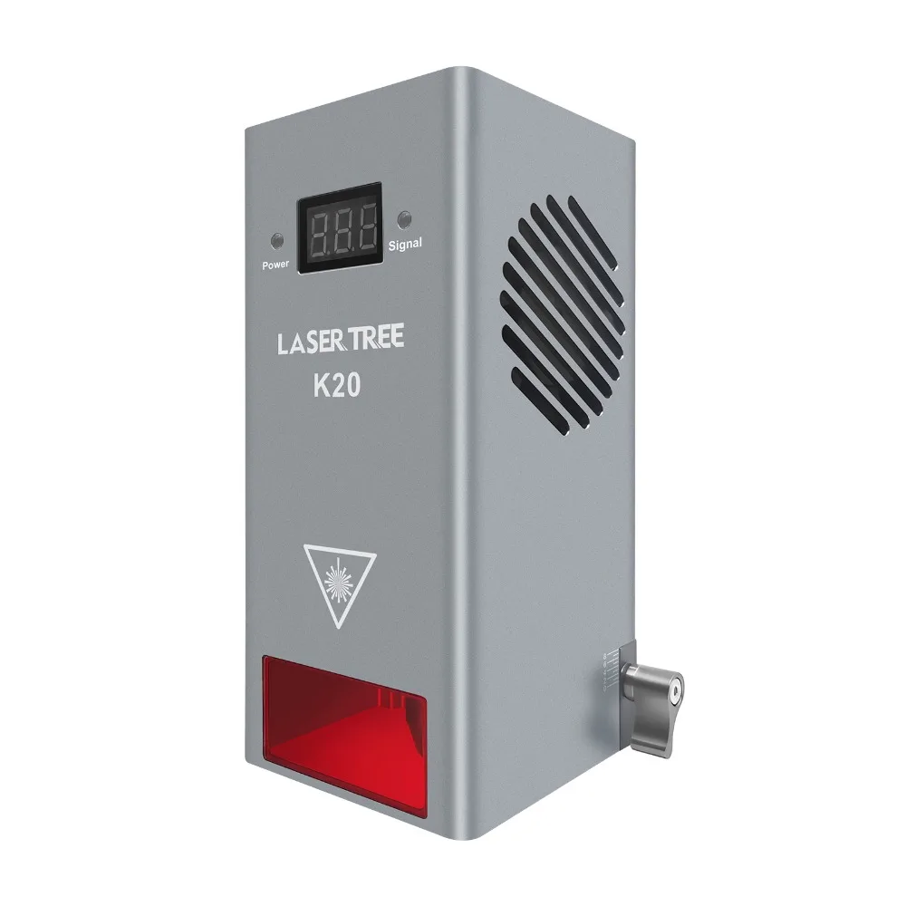 LASER TREE High Power 20W Optical Power Laser Module with Air Assist 455nm laser cutting engraving Equipment parts for DIY Tools