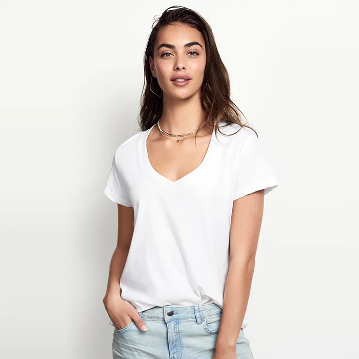 
Best Quality Cheap Custom Tshirt Women Blank Cotton T Shirt 