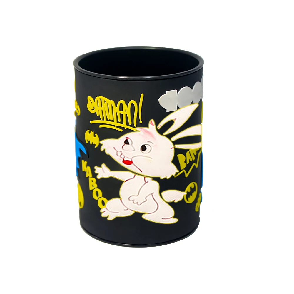 Factory Custom 3D Mug Drinking Cup Soft PVC Water Cup with Good Quality