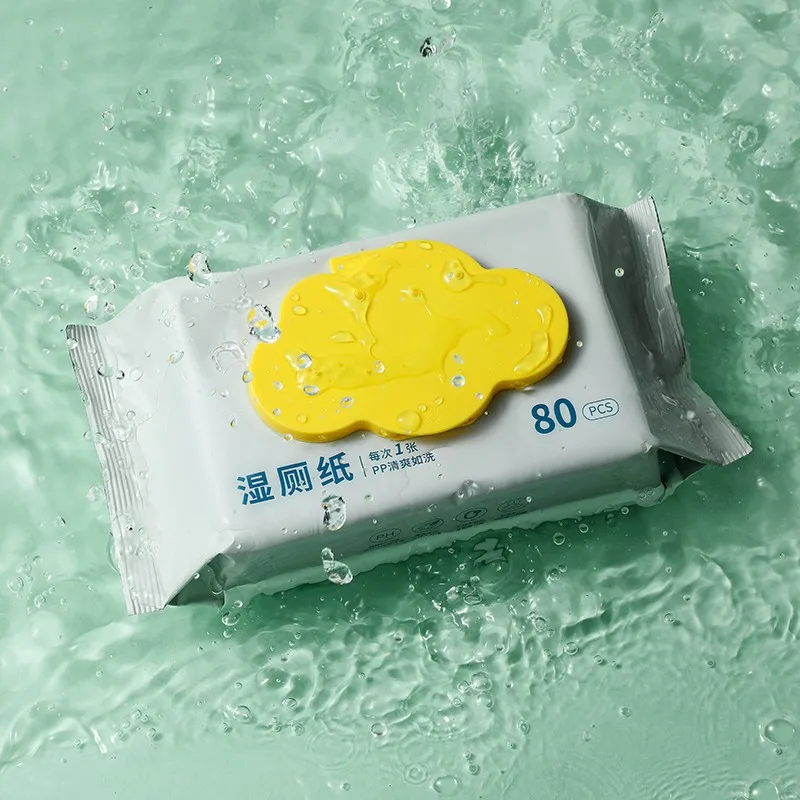 Pure water wet toilet paper composition is safe Durable Using Cheap Price Multifunctional No Scraps Moist Tissues For The Toilet