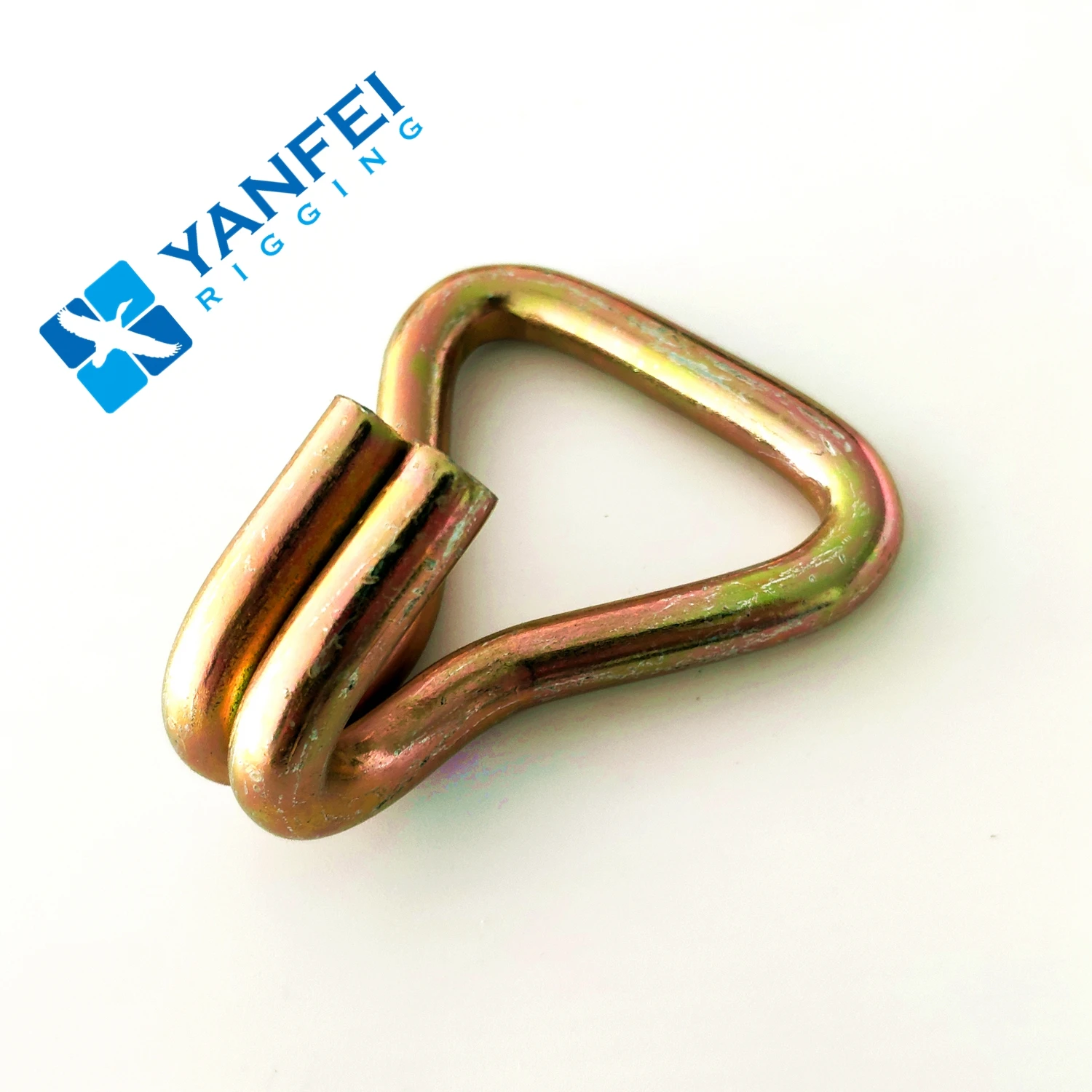 Yellow Zinc Plated Double J hook