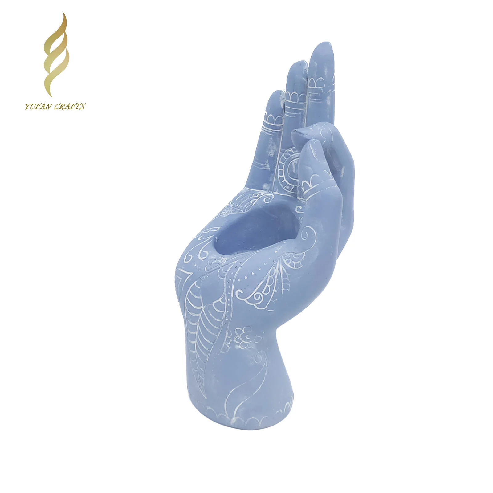 Новый цветной подсвечник Mudra скульптура для домашнего декора из смолы ручной