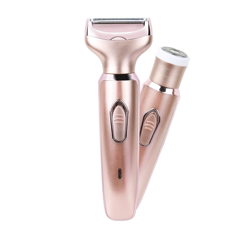 Ladies shaver two-in-one epilator multi-function washing and rechargeable hair removal device