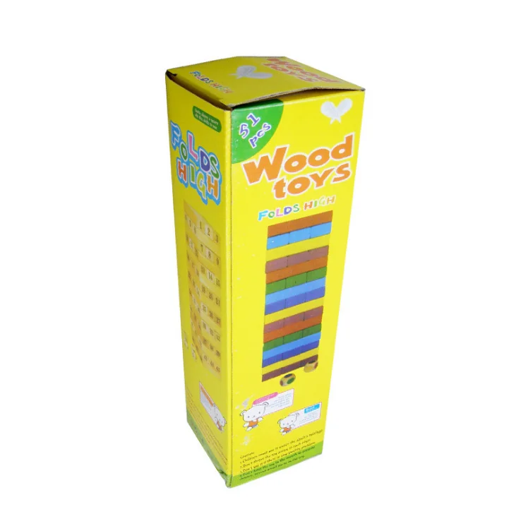 juguetes para los ninos  large stack high blocks  wooden block toys early education puzzle  activity educational toy