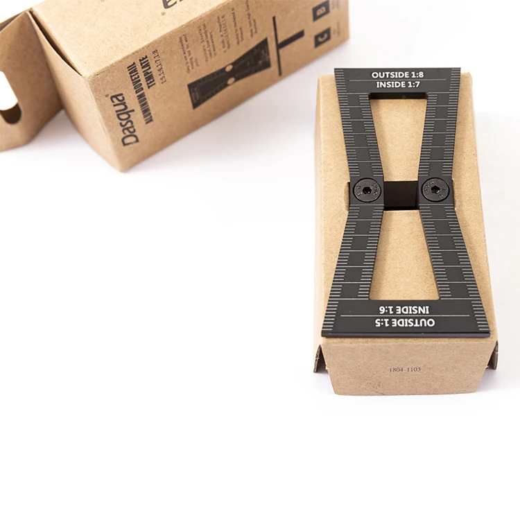 DASQUA Black Dovetail Marker Guide Marking Gauge Template Dovetail Marker, Dovetail Jig Guide