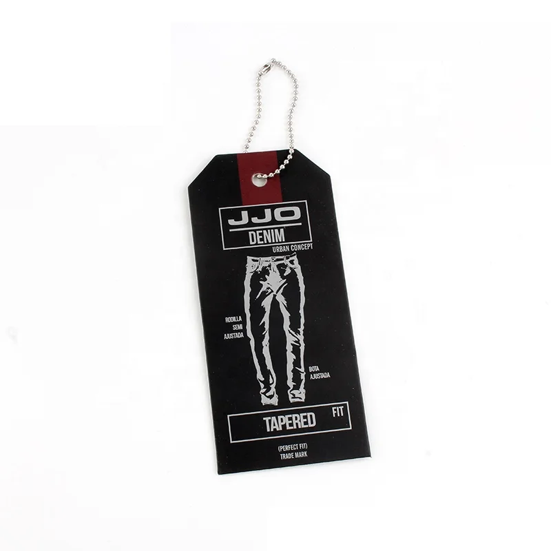 Factory Direct Supply Good Price Cardstock China Hang Tag Jeans