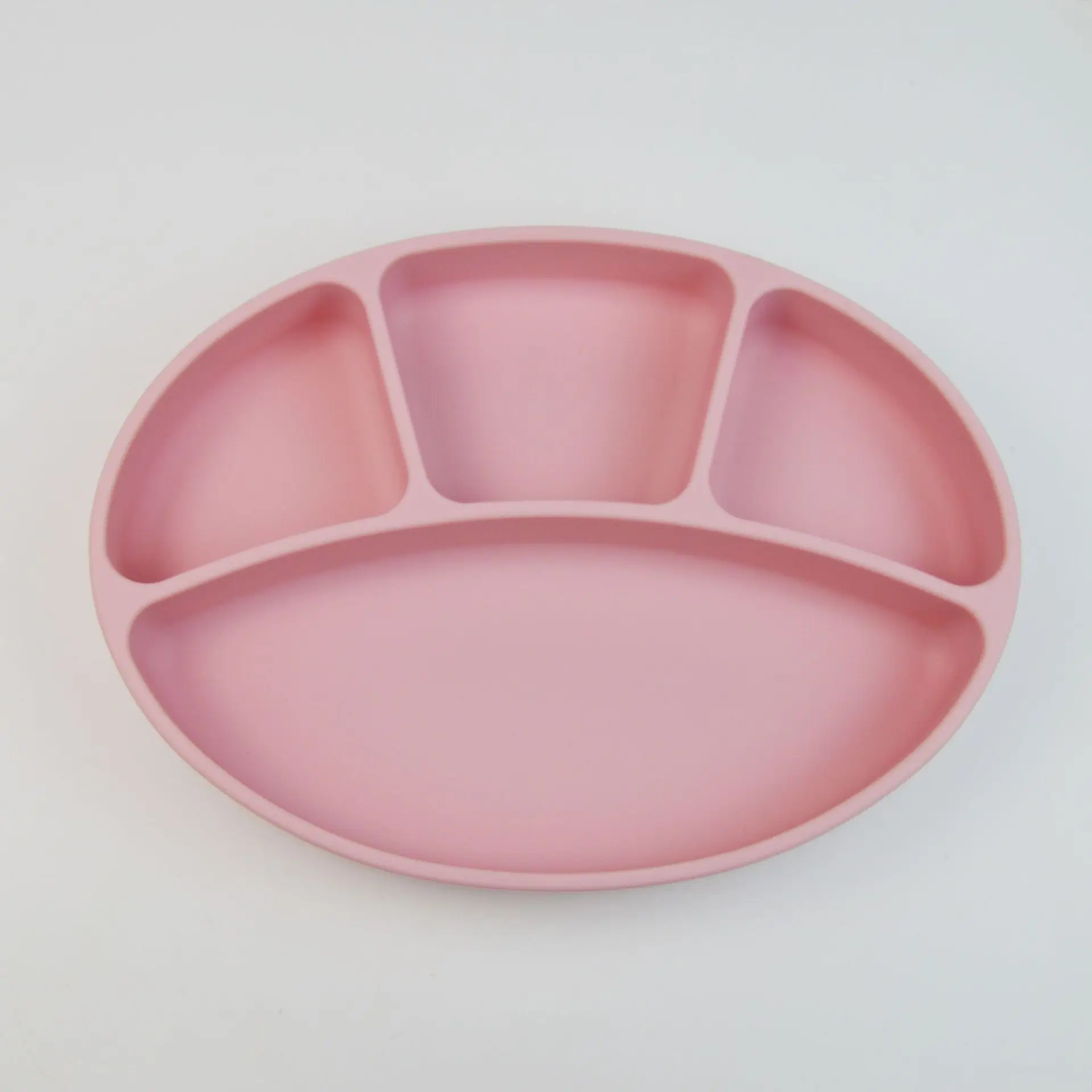 2023 Trending Bpa Free baby Silicone Feeding Suction Bowl Plate Silicone Baby Tableware