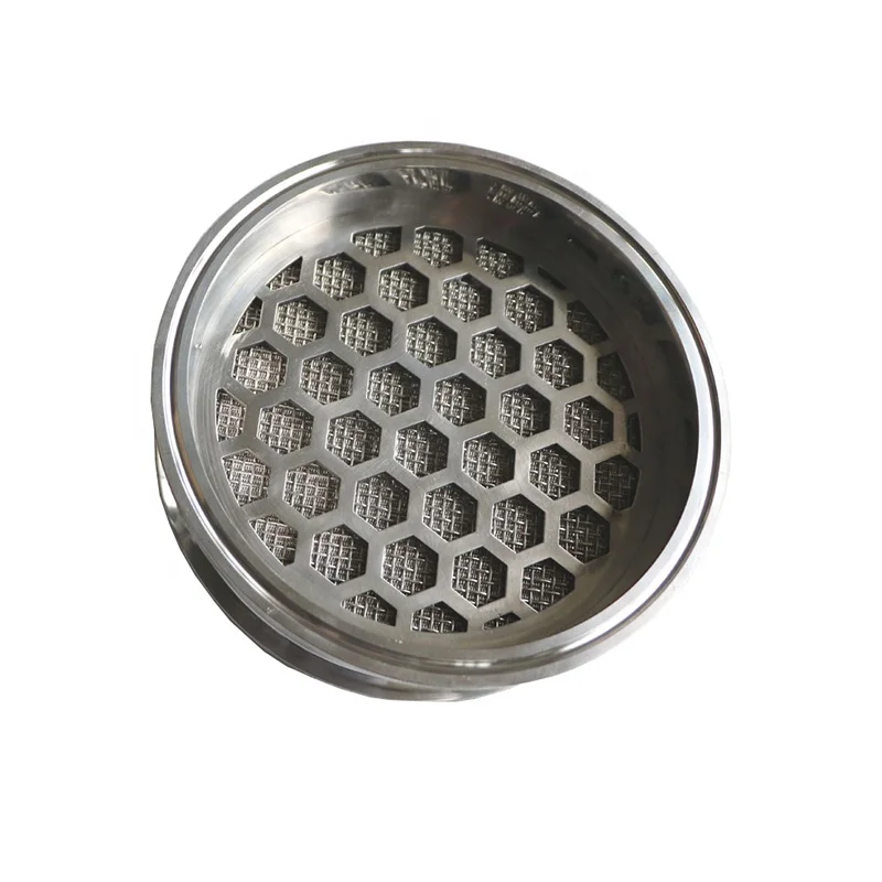 Closed Loop Extractor Part 5 micron 3 inch Sintered Triclamp Spool Filter Plate for CRC Filter Column