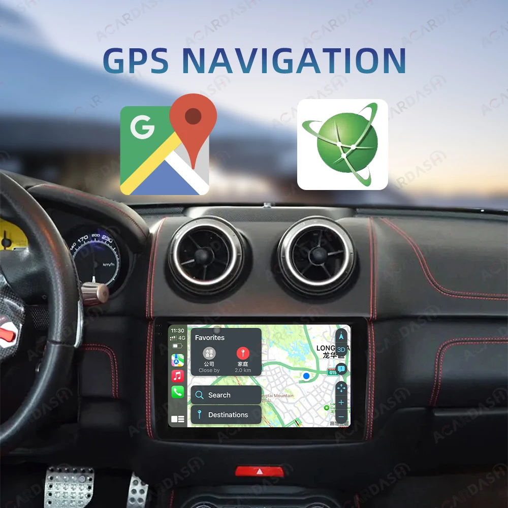 8+128G 8 Core Android 13 Car Multimedia GPS Audio Radio Stereo for Ferrari California 2009-2018 Android Head Unit