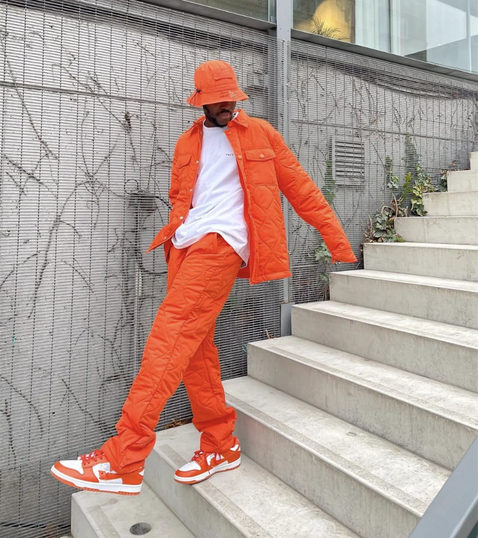 KY Street Wear Casual Puffer Jacket Men Custom Logo Puffer Pants Two Pieces Sets