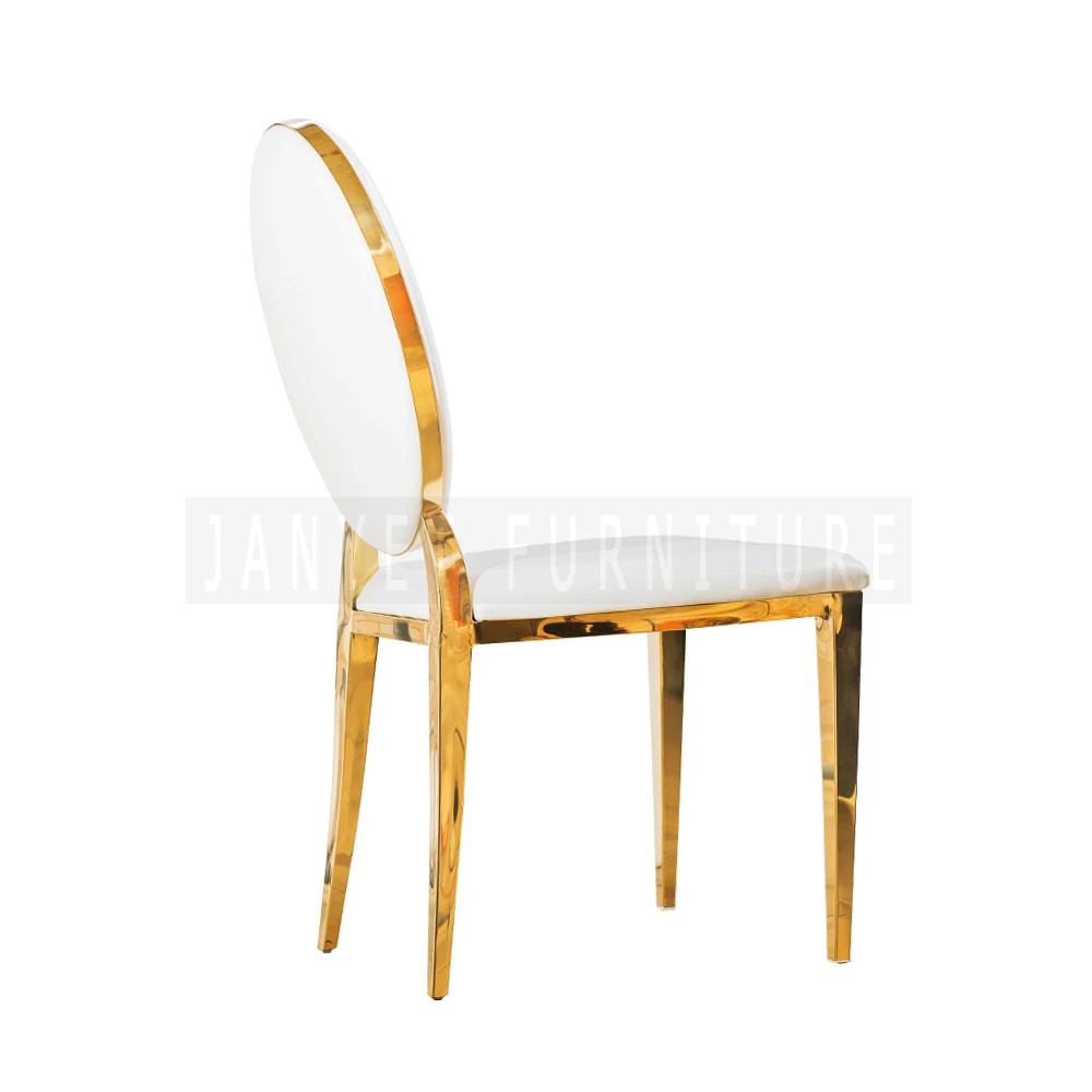 Luxury Royal Banquet Venue Gold Chairs and Tables for Events Wedding