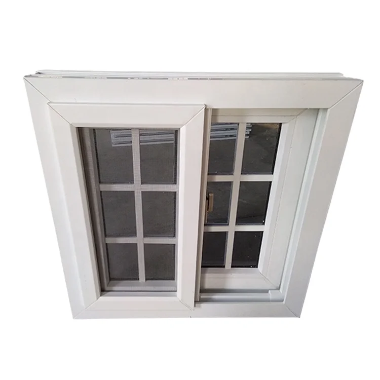 latest window designs best price pvc sliding windows with iron steel grill insect screen