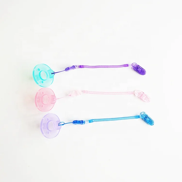 Wholesale Baby Nipple Pacifier Clip Teether Toy Straps Baby Silicone pacifier Clip Baby Toy Clips