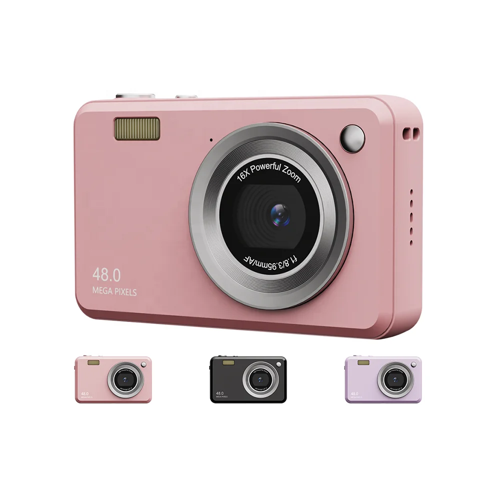 YMX CA07 16X Zoom Fashionable Best Gift Intelligent Small Imaging Tool Digital Camera for Teens Students Maiden Scholar juvenile
