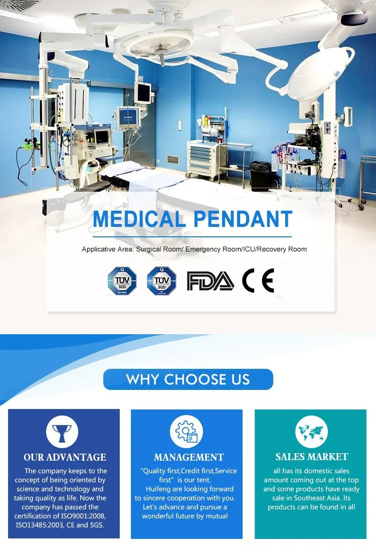 high quality ceiling led surgical shadowless lamp OT light LED operating examination lamp