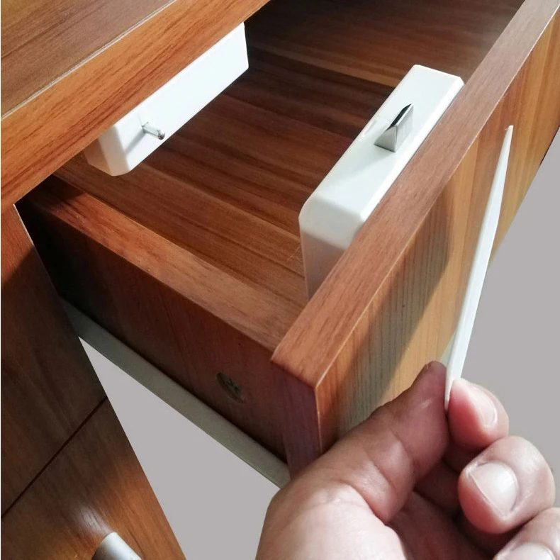 Электронная невидимая смарт-защелка для дверей кухонного шкафа без ключа с RFID-защитой, магнитный замок для мебели и ящика с картой