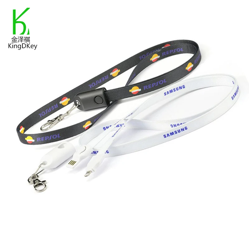 Lanyard Usb зажим отрываться с красочным зарядное устройство безопасности флеш-накопители кабель от шнур смартфон приводной