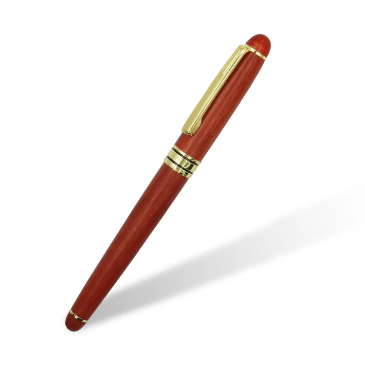 Students Practicing Calligraphy Correct Posture Wooden Fountain Pen Business Office Signature Pen 0.5mm Textured Fountain Pen