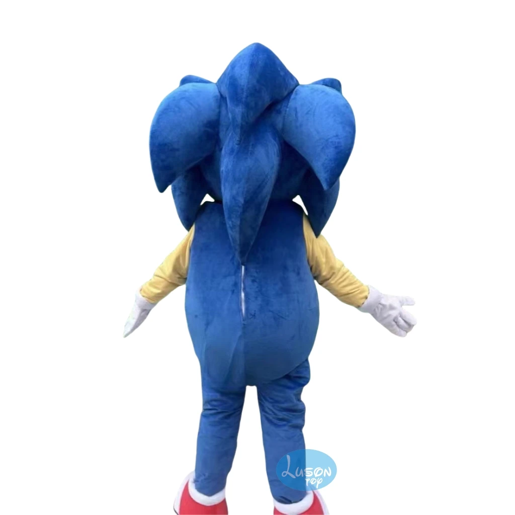 MOQ 1 Piece Professional Sonic Cosplay Hedgehog Character Mascot Costume Party