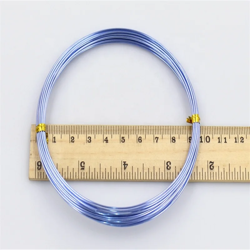 Engraving aluminium wire colorful Aluminum Soft Diy jewelry making craft wire Craft Aluminium Bonsai Wire