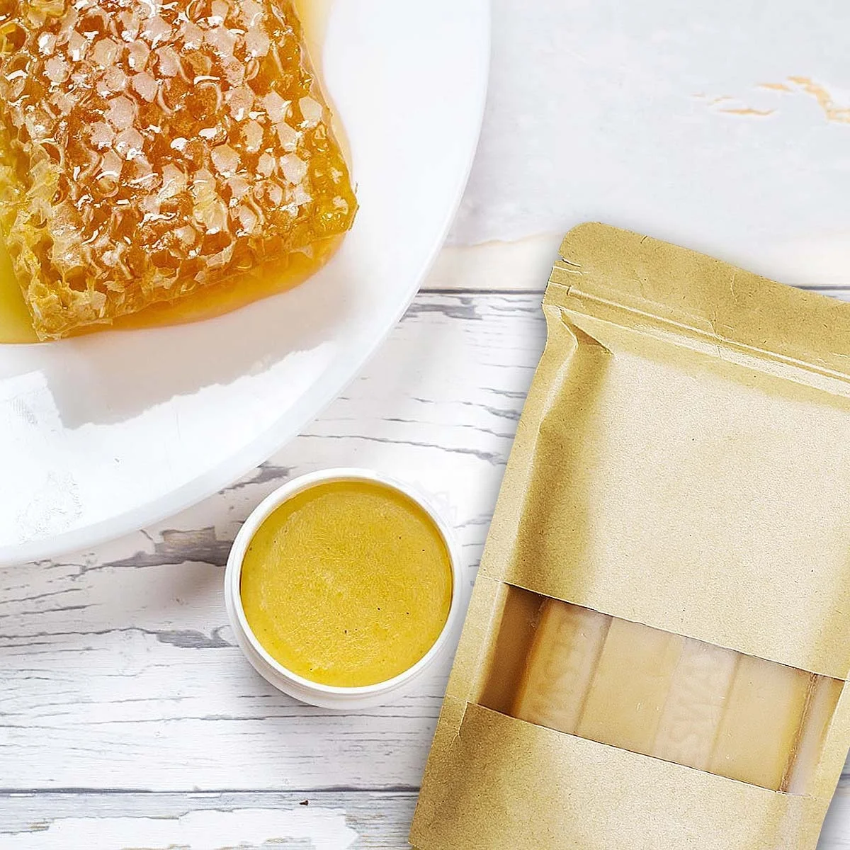 Beeswax Block - Premium Cosmetic Grade - Pure Beeswax Bars - 1 Pound - Triple Filtered Easy Melt Bees Wax Sticks