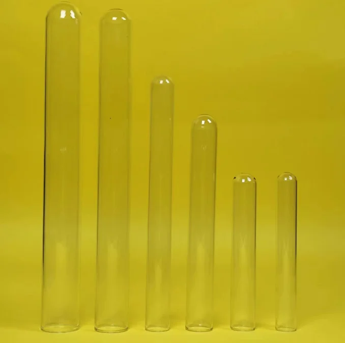 16*100mm Round or Flat Bottom Laboratory Glass Test Tube