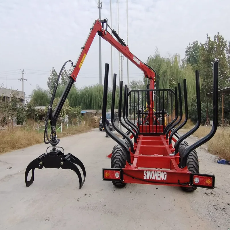 Лесное оборудование Деревянный Кран прицеп для