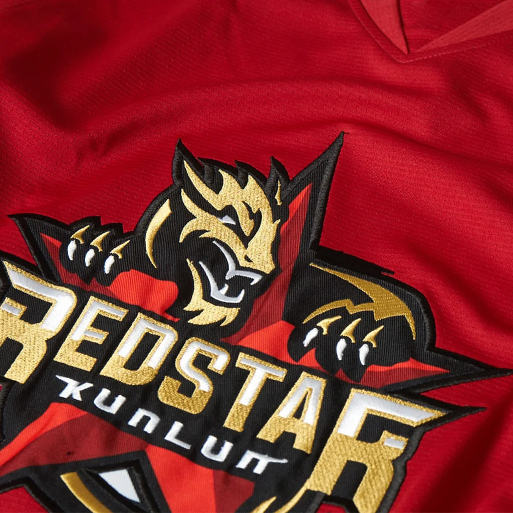 Custom Kunlun Red Star Ice Hockey Uniform HC Yugra Ice Hockey Wear Sublimation KHL Hockey Jerseys