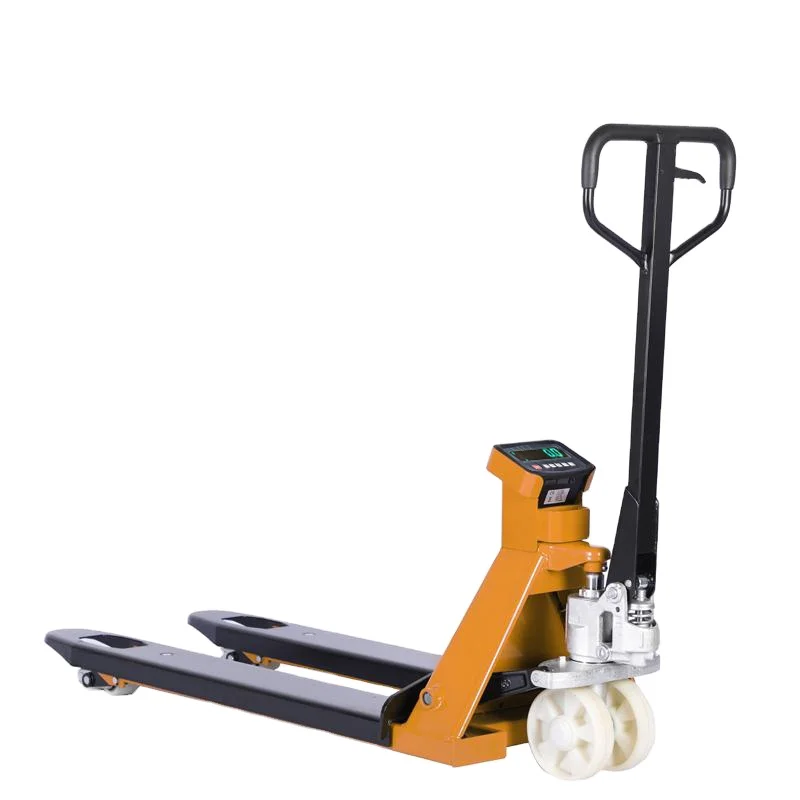 BFC weighing scale fork hand pallet truck loader with 0.1% tolerance