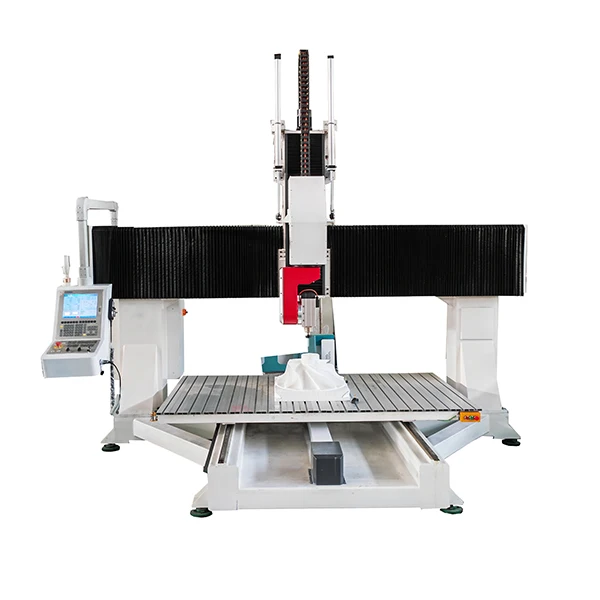1325 moving table machine 5 axis for 3d craving with servo motor