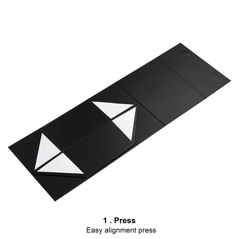 Luxury Hard Cardboard Magnetic Box With Lid Shoe Hair Extensions Package Premium Empty Magnet Closure Flip Box Matt Lamination