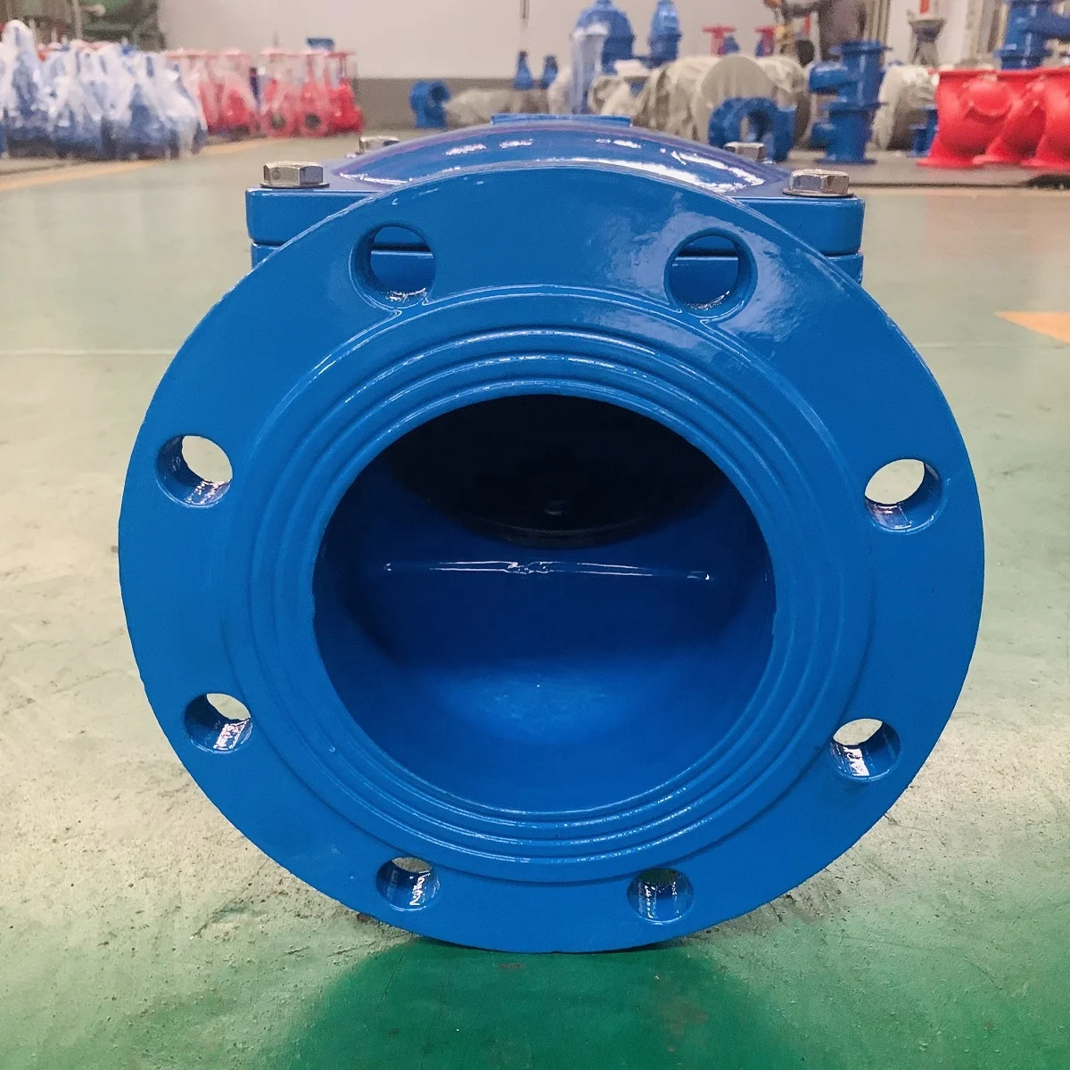 Обратный клапан из ковкого чугуна с резиновой заслонкой, клиновидный обратный клапан