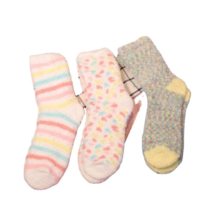 
Winter Warmer Unisex Floor Sleeping Socks Women Thicken Thermal Wool cashmere socks ladies with grip 