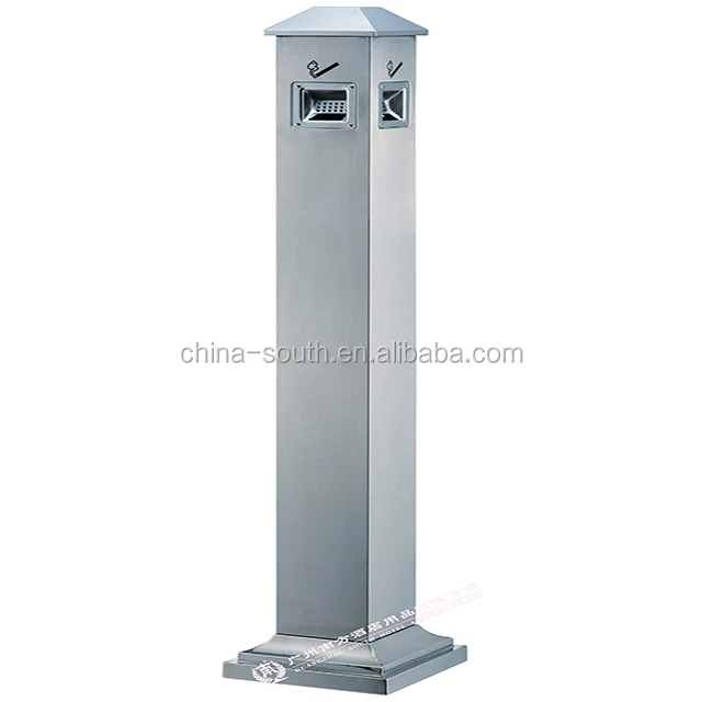 GNF hotel lobby stainless steel ashtray bin outdoor ashtray bin
