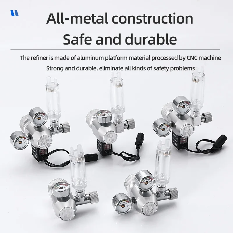 WYIN W21.8 G5/8 CGA320 M22 R104X электромагнитный Двойной метр Diy Аквариум co2 давление баллона газовые регуляторы